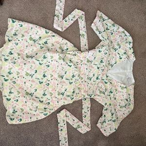 Short Spring Boutique Flower Dress